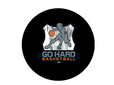 The official logo of Go Hard Basketball