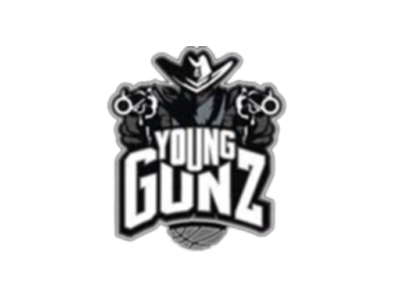 The official logo of Young Gunz Basketball