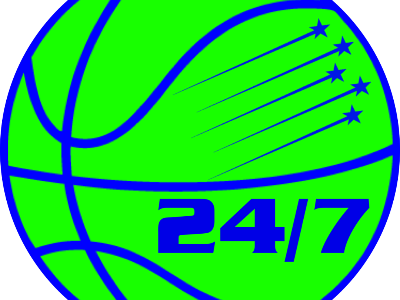 The official logo of 24/7 Basketball
