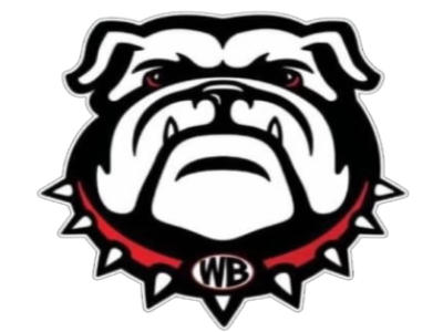 The official logo of Whittier Bulldogs Basketball